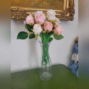 Vintage Anchor Pressed Glass Vase Juice Wine Carafe Decanter Half Litre